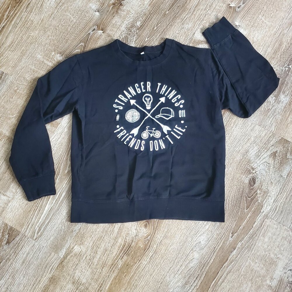 Black crew neck